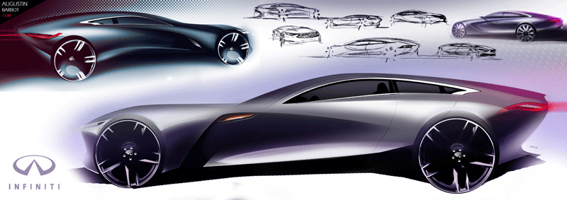 Augustin BARBOT - Infinity premium cruiser design sketch