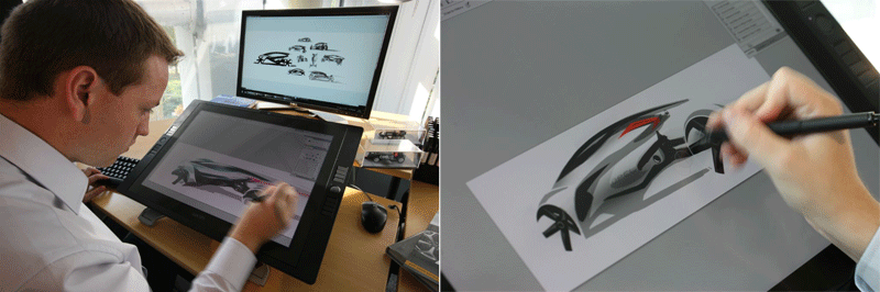 Augustin BARBOT - OPEL RAK-e Concept 2011 IAA Frankfurt Messe Motorshow design sketch